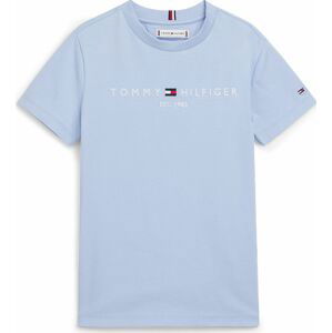 TOMMY HILFIGER Tričko noční modrá / světlemodrá / červená / bílá