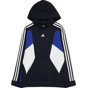 ADIDAS SPORTSWEAR Sportovní mikina modrá / černá / bílá