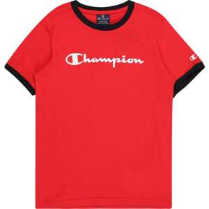 Champion Authentic Athletic Apparel Tričko 'Ringer' červená / černá / bílá