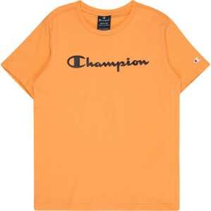 Champion Authentic Athletic Apparel Tričko oranžová / černá