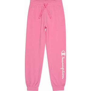 Champion Authentic Athletic Apparel Kalhoty pink / bílá