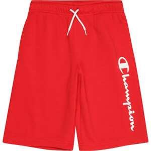 Champion Authentic Athletic Apparel Kalhoty červená / bílá