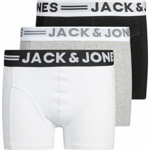 JACK & JONES Spodní prádlo šedá / šedý melír / černá / bílá
