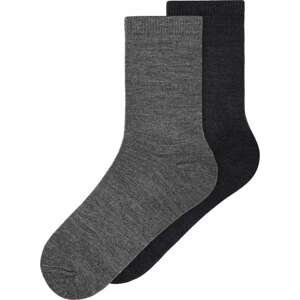NAME IT Ponožky 'Wakta' antracitová / tmavě šedá
