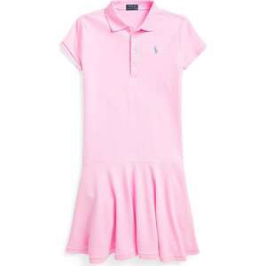 Polo Ralph Lauren Šaty světlemodrá / růžová
