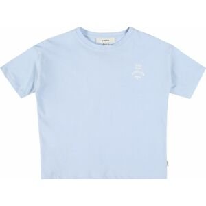 GARCIA Tričko pastelová modrá / bílá