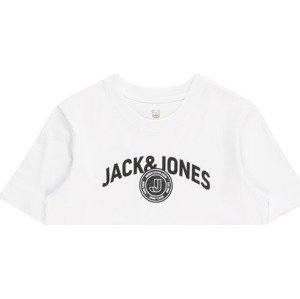 Jack & Jones Junior Tričko 'OUNCE' antracitová / černá / bílá
