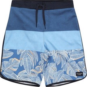 Abercrombie & Fitch Plavecké šortky krémová / marine modrá / světlemodrá / meruňková