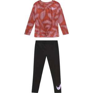 Nike Sportswear Sada starorůžová / rezavě červená / černá