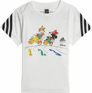 ADIDAS SPORTSWEAR Funkční tričko 'Disney Micky Maus' mix barev / bílá