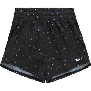 NIKE Sportovní kalhoty 'ONE' černá / bílá