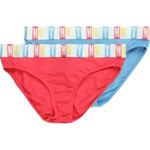 Tommy Hilfiger Underwear Spodní prádlo nebeská modř / světle žlutá / světle červená / bílá