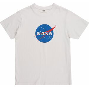 Mister Tee Tričko 'NASA' královská modrá / červená / bílá