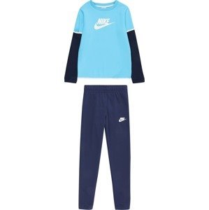 Nike Sportswear Joggingová souprava 'FUTURA' marine modrá / námořnická modř / světlemodrá / bílá