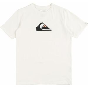 QUIKSILVER Funkční tričko oranžová / černá / bílá