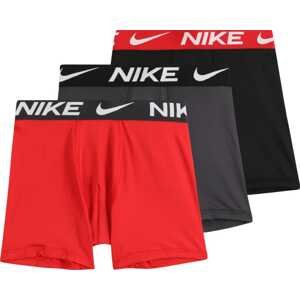 Nike Sportswear Spodní prádlo tmavě šedá / červená / černá / bílá