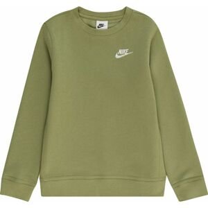 Nike Sportswear Mikina khaki / bílá