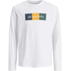 Jack & Jones Junior Tričko 'Codyy Tee' modrá / žlutá / zelená / bílá