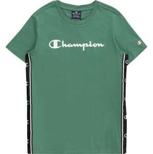 Champion Authentic Athletic Apparel Tričko zelená / červená / černá / bílá