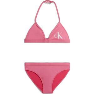 Calvin Klein Swimwear Bikiny světle růžová / bílá