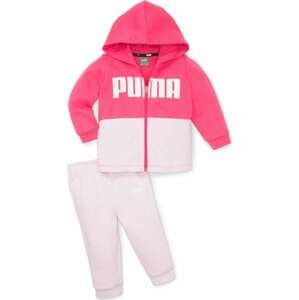PUMA Sportovní oblečení fuchsiová / pastelově růžová / bílá