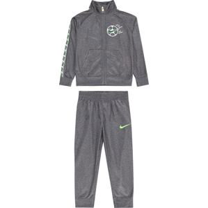 Nike Sportswear Joggingová souprava tmavě šedá / mátová / černá / bílá