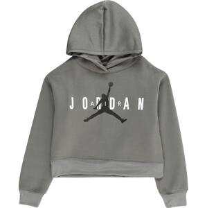 Jordan Mikina 'JUMPMAN' šedá / černá / bílá