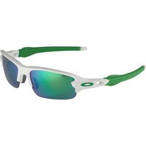 OAKLEY Sportovní brýle 'FLAK' zelená / bílá