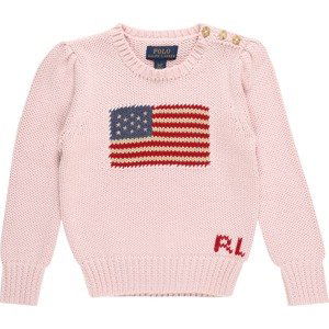 Polo Ralph Lauren Svetr písková / námořnická modř / pink / červená