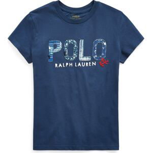 Polo Ralph Lauren Tričko námořnická modř / nebeská modř / červená / bílá