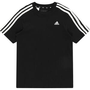 ADIDAS SPORTSWEAR Funkční tričko černá / bílá