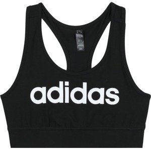 ADIDAS SPORTSWEAR Sportovní top černá / bílá