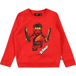 LEGO® kidswear Mikina 'STORM' červená / černá / bílá