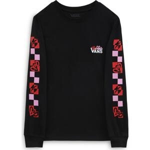 VANS Tričko 'Valentines' růžová / červená / černá