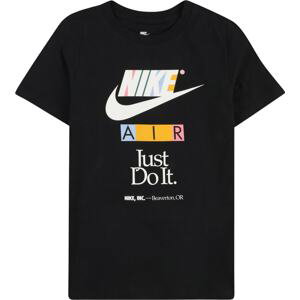 Nike Sportswear Tričko žlutá / starorůžová / černá / bílá