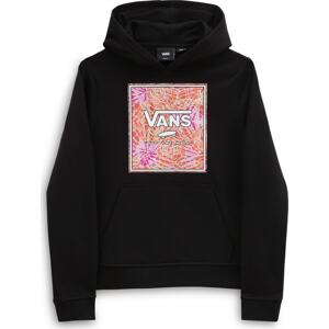 VANS Mikina pink / růžová / černá / bílá