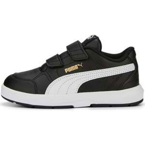 PUMA Tenisky 'Evolve Court' zlatá / černá / bílá