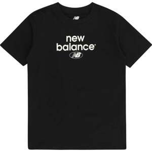new balance Tričko černá / bílá