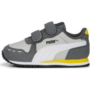 PUMA Tenisky 'Cabana Racer' šafrán / grafitová / světle šedá / bílá