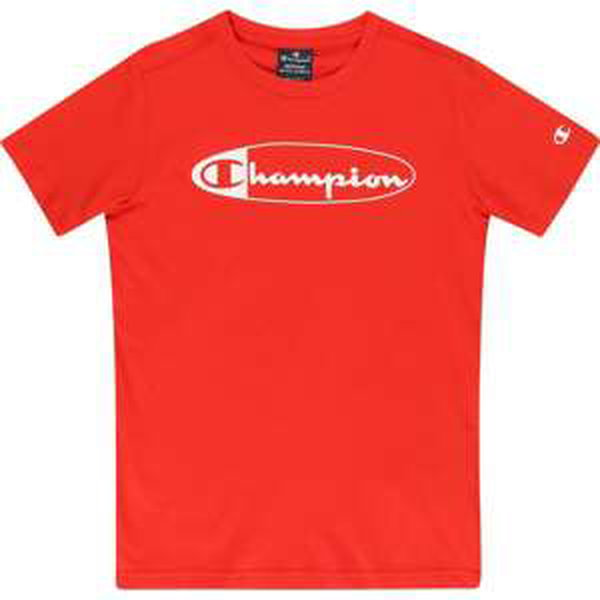 Champion Authentic Athletic Apparel Tričko jasně červená / bílá