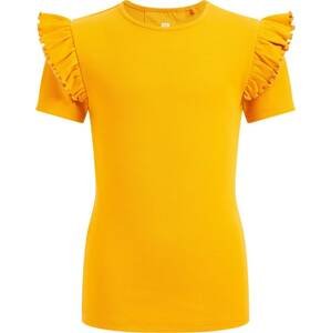 WE Fashion Tričko zlatě žlutá