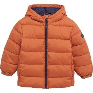 MANGO KIDS Zimní bunda 'America' tmavě oranžová