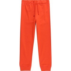 UNITED COLORS OF BENETTON Kalhoty námořnická modř / oranžově červená / bílá