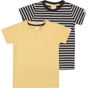 Turtledove London Tričko žlutá / černá / bílá