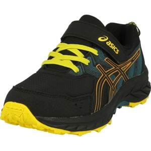 ASICS Sportovní boty 'PRE-VENTURE' žlutá / petrolejová / oranžová / černá