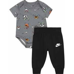 Nike Sportswear Sada šedá / oranžová / černá / bílá