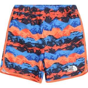 THE NORTH FACE Sportovní kalhoty 'Amphibious' modrá / námořnická modř / oranžová