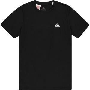 ADIDAS SPORTSWEAR Funkční tričko černá / bílá