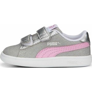 PUMA Tenisky stříbrně šedá / světle růžová