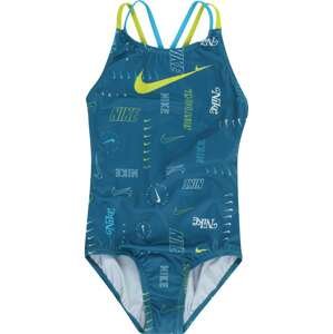 Nike Swim Sportovní plavky modrá / rákos / bílá
